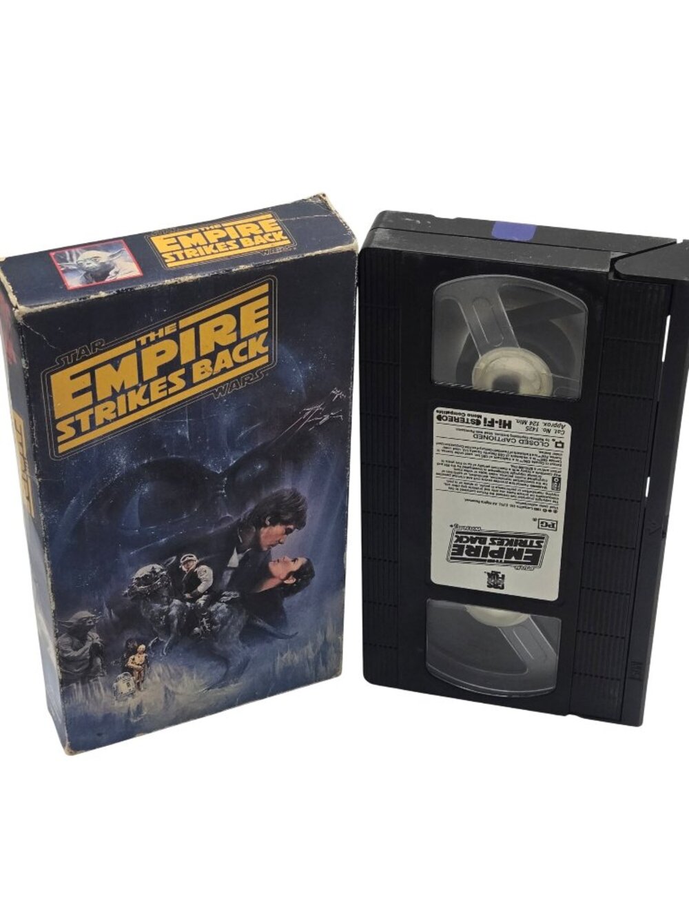 Star Wars The Empire Strikes Back VHS 1995 Hi-Fi Stereo Closed Captioned